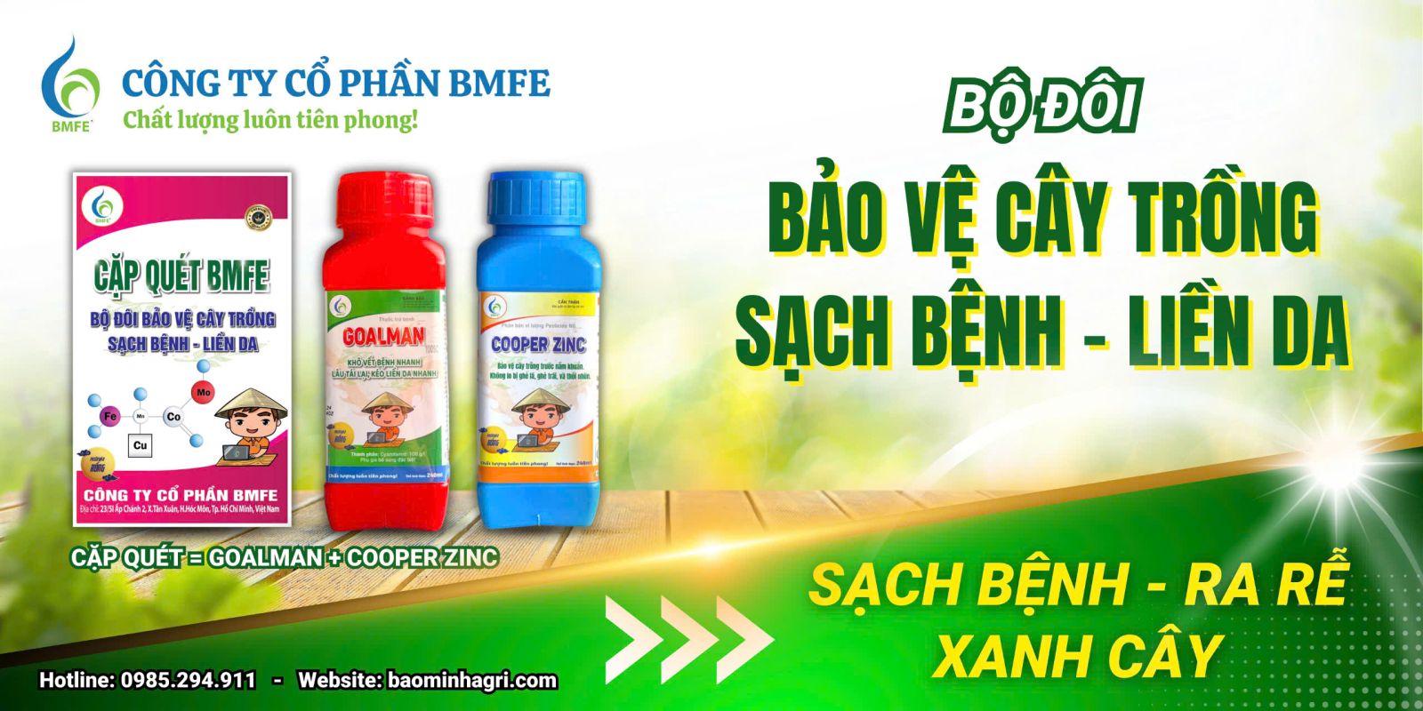 Cặp Quét BMFE | Coper Zinc | GoalMan