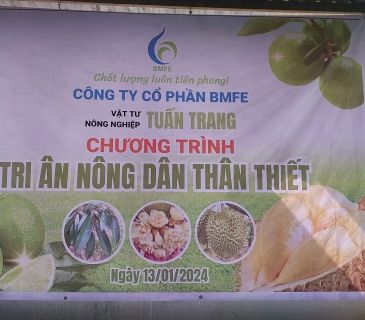 BMFE Đồng Hành Cùng VTNN Tuấn Trang Cái Bè Tiền Giang Tri Ân Khách Hàng Thân Thiết.
