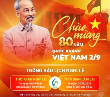 Chào Mừng 80 Năm Quốc Khánh Việt Nam 2/9 – Thông Báo Lịch Nghỉ Lễ BMFE 2025
