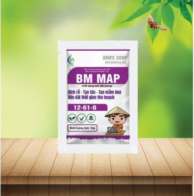 BM MAP 1kg 12-61-0 | Kích Rễ, Tạo Tán, Tạo Mầm Hoa