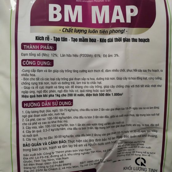BM MAP – Giải pháp kích rễ, tạo mầm hoa và kéo dài thời gian thu hoạch hiệu quả
