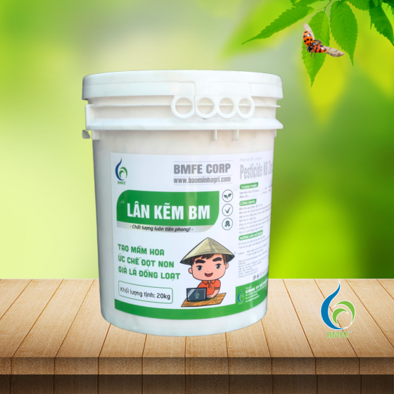 Lân Kẽm BM 20kg, 10kg & 500g | Tạo Mầm Hoa, Ức Chế Đọt Non