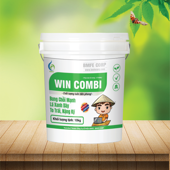 Phân Bón Lá WIN COMBI 10kg - Bung Chồi, Xanh Lá, To Trái