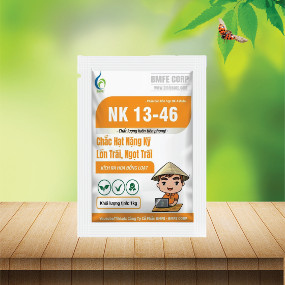 Phân Bón NK 13-46 BMFE - Kích Ra Hoa, Lớn Trái, Chắc Hạt
