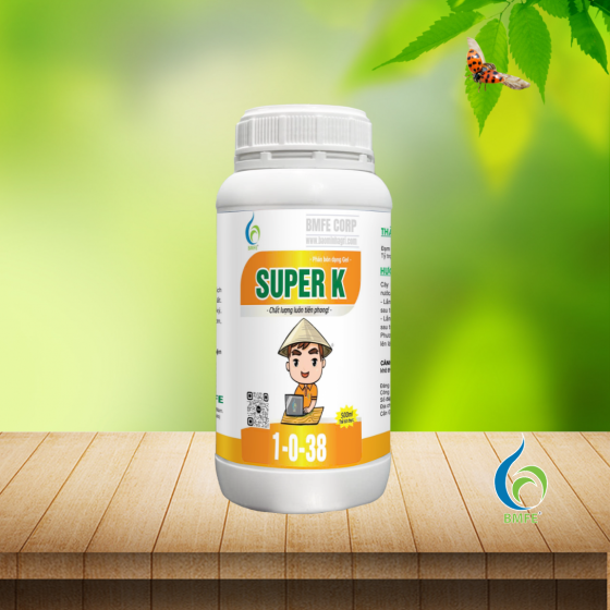 SUPER K 1-0-38 – Phân bón gel giàu Kali, giúp trái lớn nhanh, chắc trái, đẹp mã