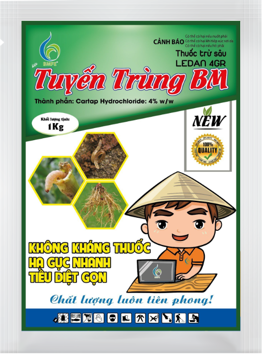 Tuyến Trùng BMFE 1kg (Thuốc trừ sâu Ledan 4GR)